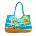 Beach Towel Bag, Made of Water-resistant Nylon, Various Colors, Sizes and Designs are Available
